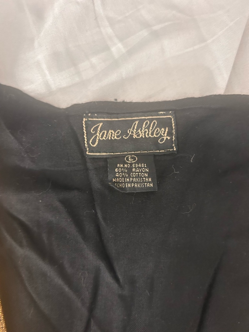 🖤 Vintage Jane Ashley Patchwork Vest – Size Large - Picture 4 of 5